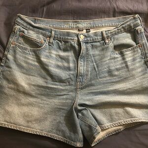 American Eagle Outfitters Women's Light Blue Jean Shorts